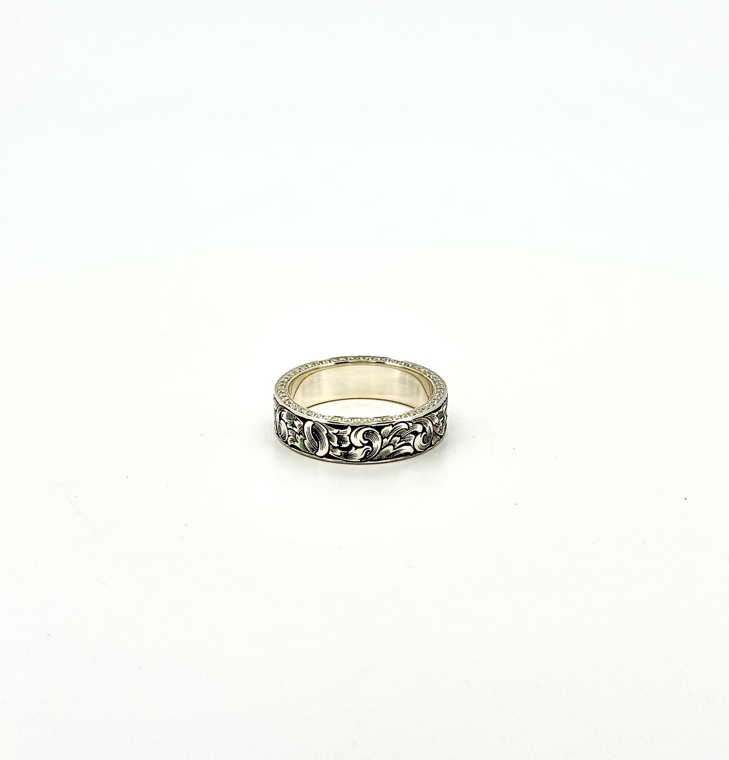 Diamond accented wedding band (size 10)