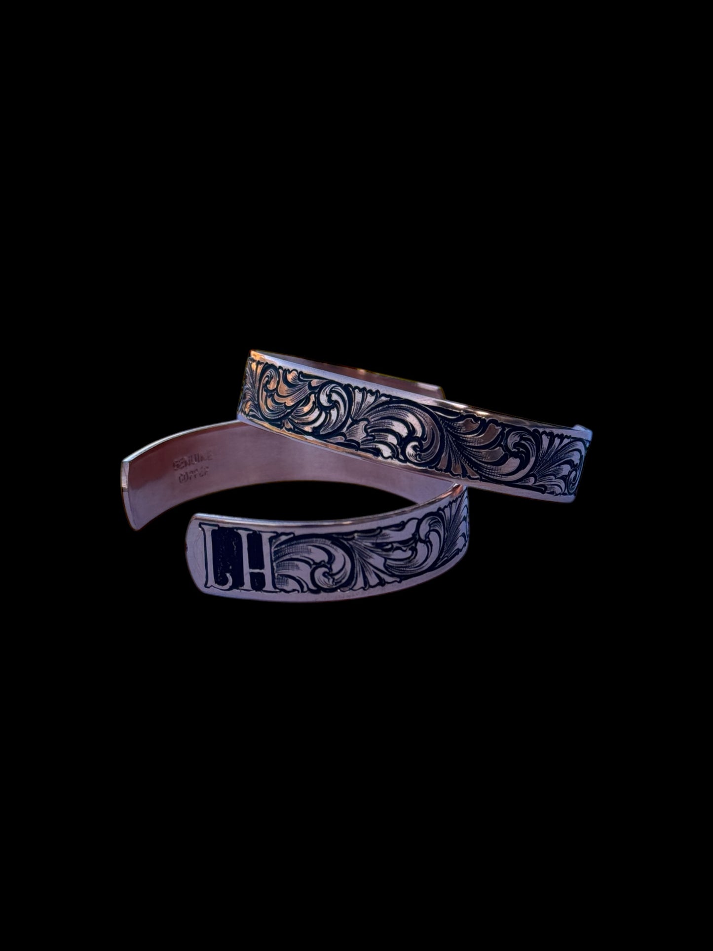 Engraved Copper Cuff