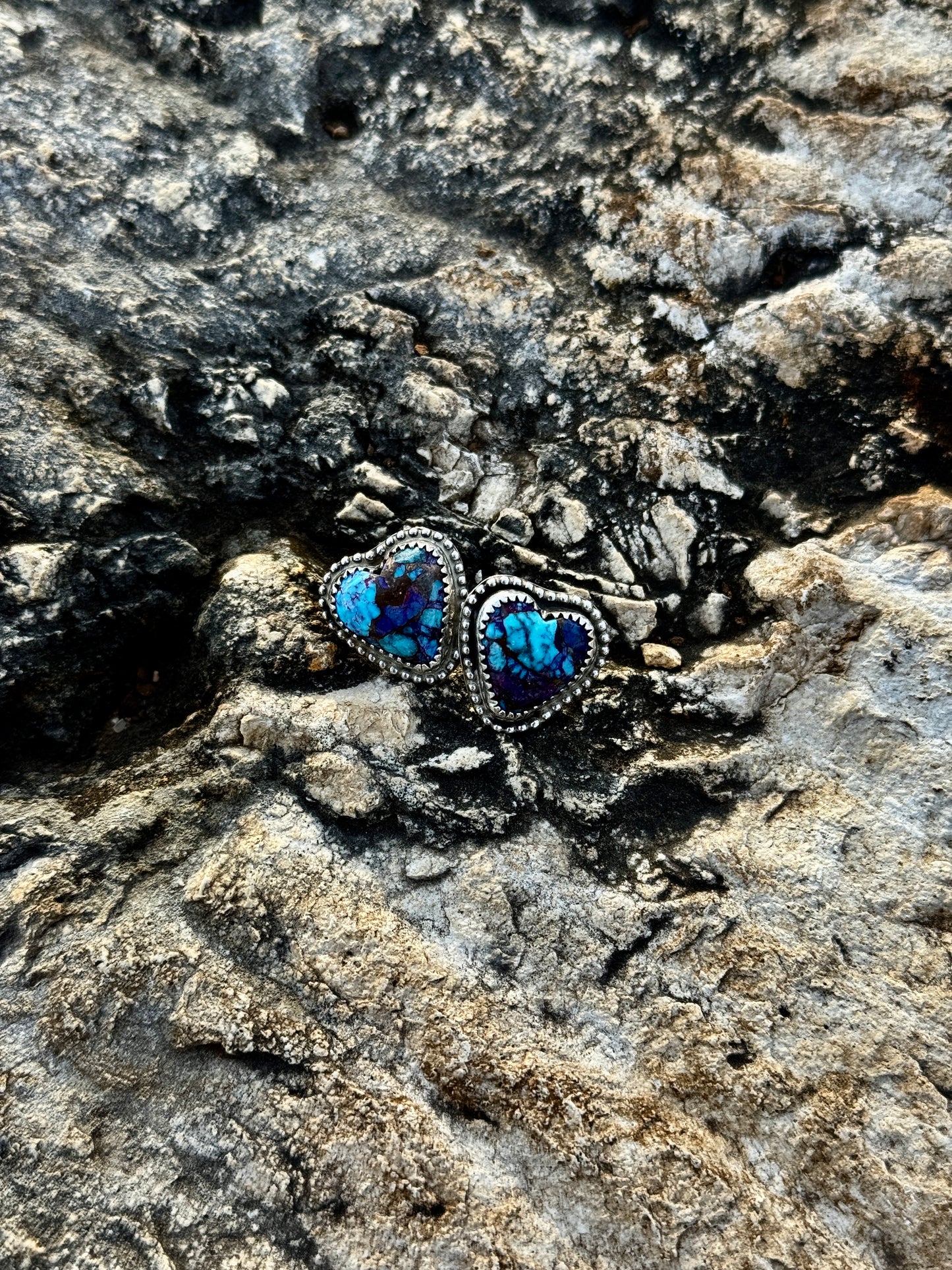 Velvet Heart Studs