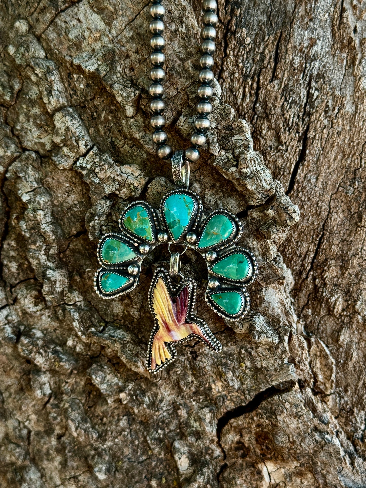 Winged Dawn pendant