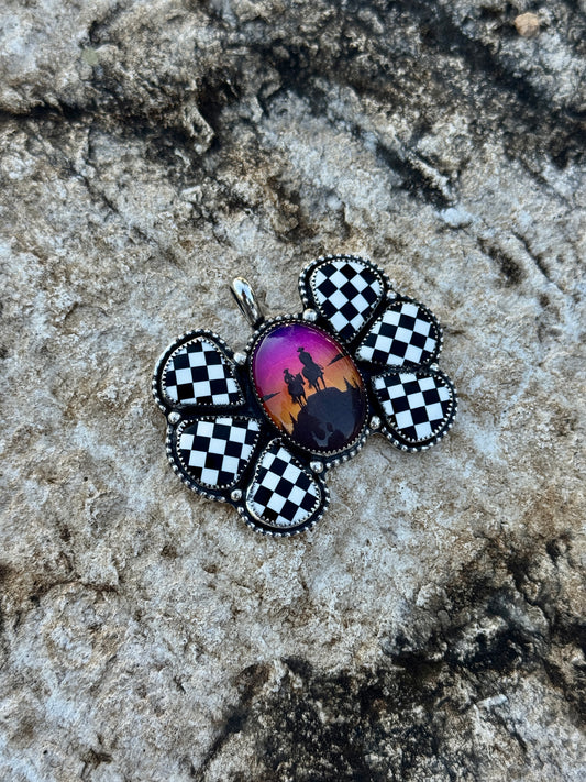 Prairie Bow Tie Pendant