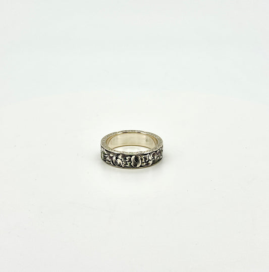 Diamond accented wedding band (size 10)