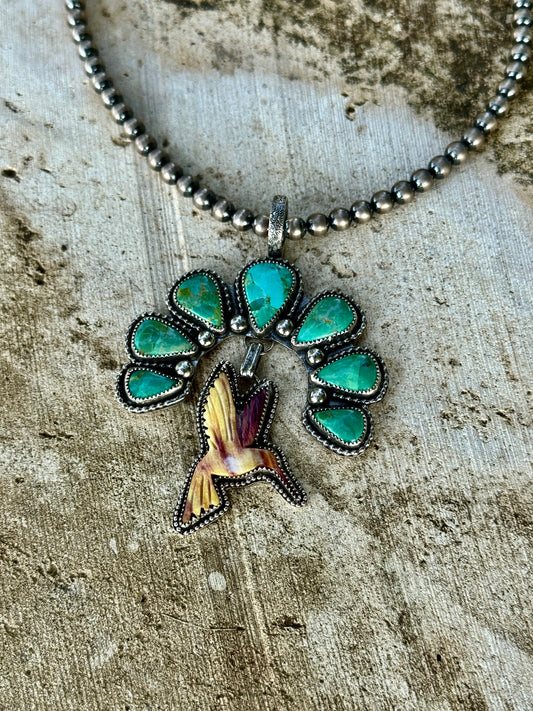 Winged Dawn pendant